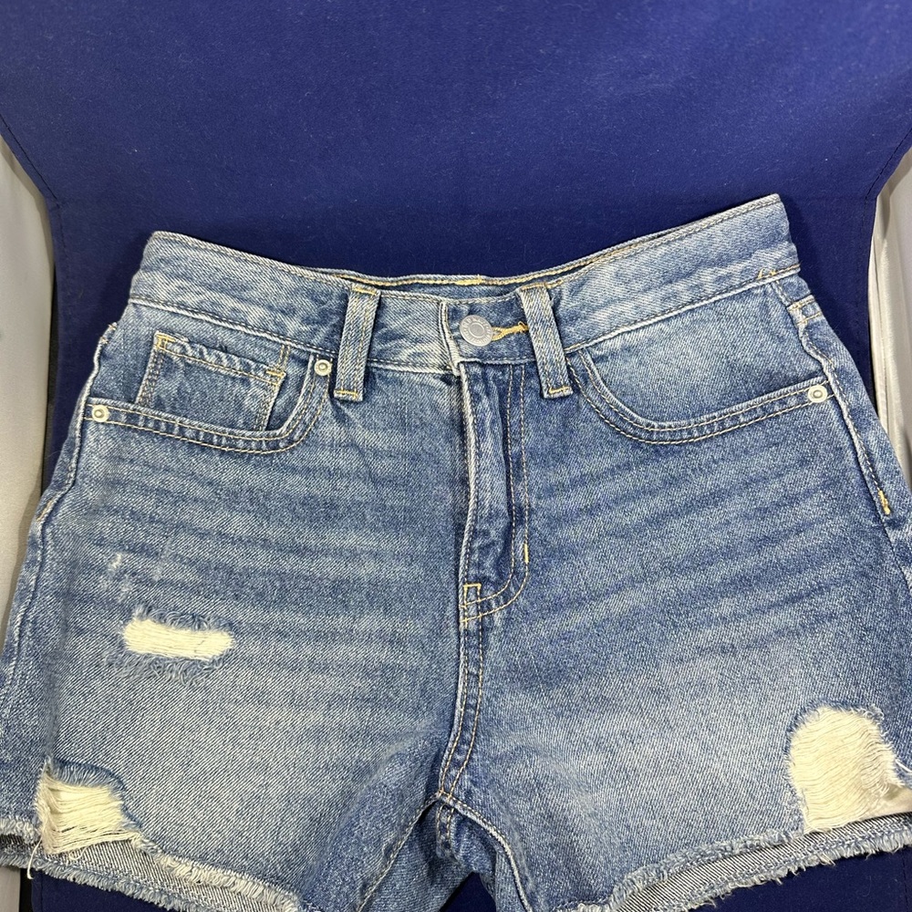Old Navy Girls Distressed Denim Jean Shorts